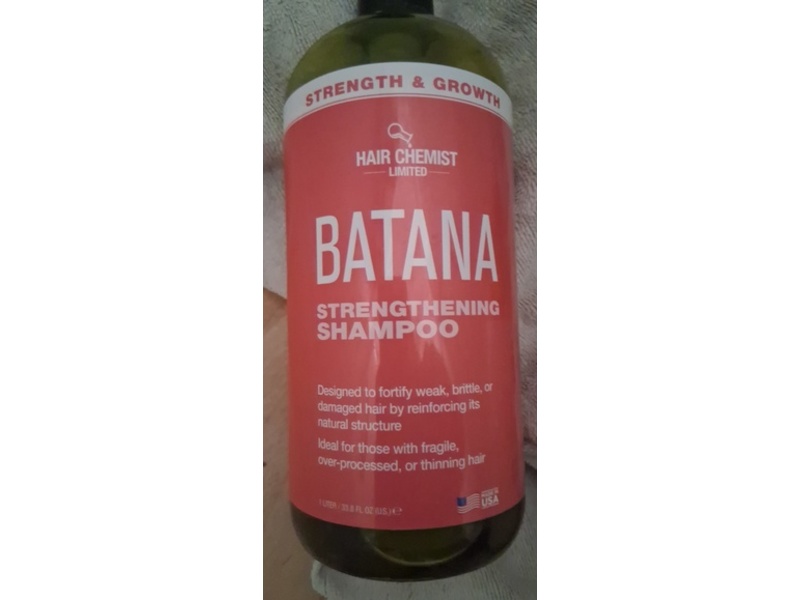 Hair Chemist Batana Strengthening Shampoo, 33.8 fl oz/1L