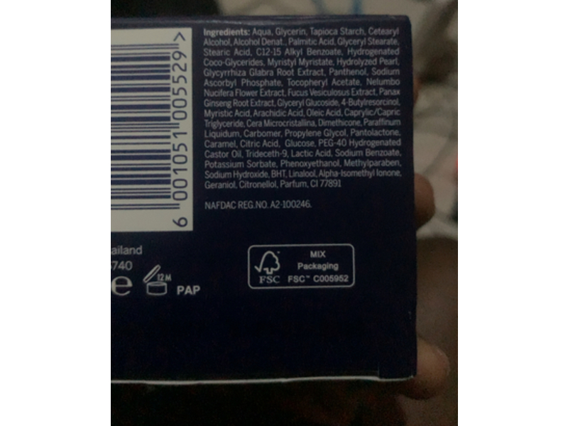 Nivea Perfect & Radiant Eventone Night Cream, Pearl Extract & Vitamin C, 50 mL