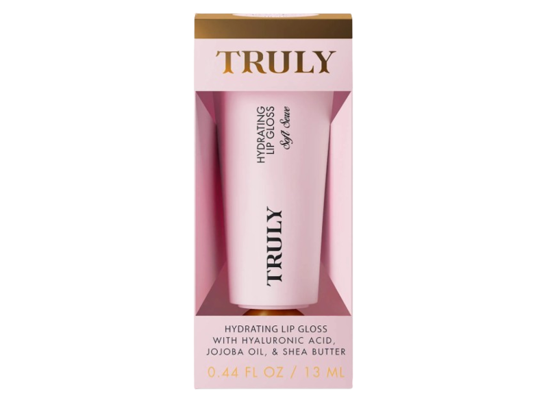 Truly Hydrating Lip Gloss, Rosy Pink, 0.44 fl oz/13 mL