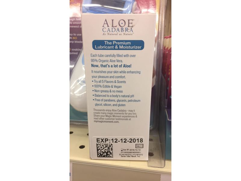 aloe cadabra organic personal lubricant Natural Aloe 2.5oz (Unscented) – Aloe Cadabra main image 0
