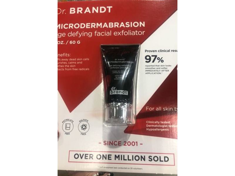 Dr.Brandt Age Defying Facial Exfoliator, Micro Dermabrasion, 2 oz/60 g