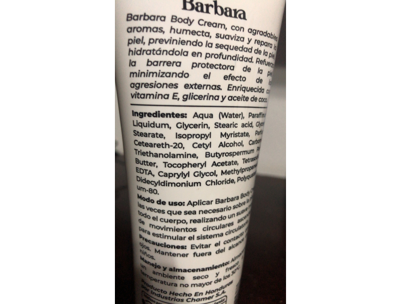 Barbara Roma Body Lotion, Vanilla Lily, 240 mL