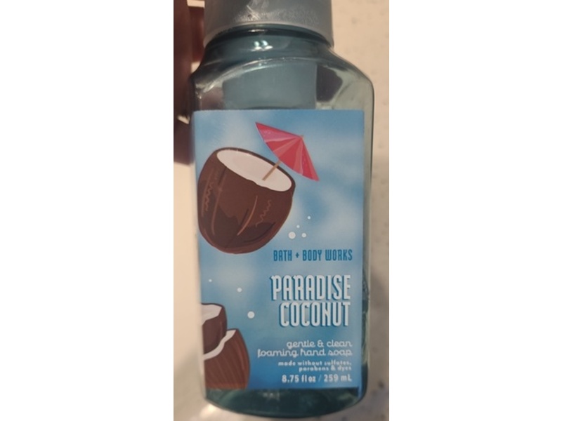 Bath & Body Works Gentle & Clean Foaming Hand Soap, Paradise Coconut, 8.75 fl oz/259 mL