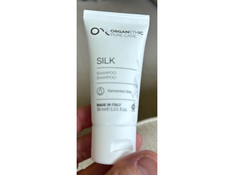 Organethic Pure Care Moisturizing Shampoo, Silk, 1.01 fl oz/30 mL