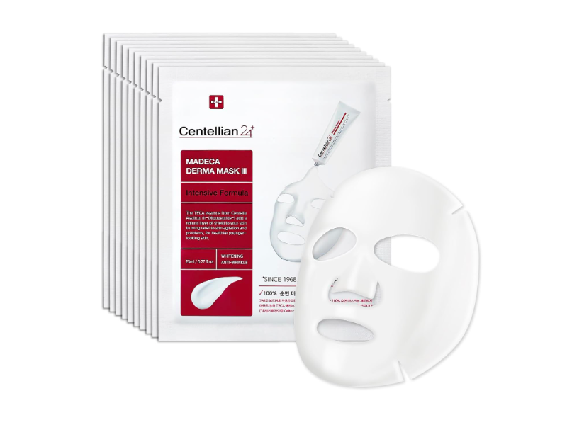 Centellian 24+ Madeca Derma Mask, 0.84 fl oz/25 mL, 10 Count