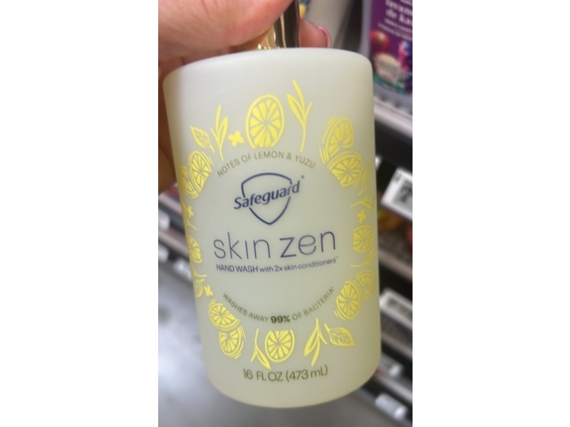 Safeguard Liquid Hand Soap, Notes Of Lemon & Yuzu Scent, 16 fl oz/473 mL