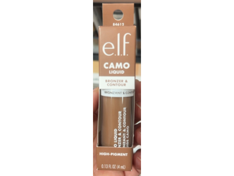 e.l.f. Cosmetics Camo Liquid Bronzer & Contour, 4 Light/Medium, 0.13 fl oz/4 mL