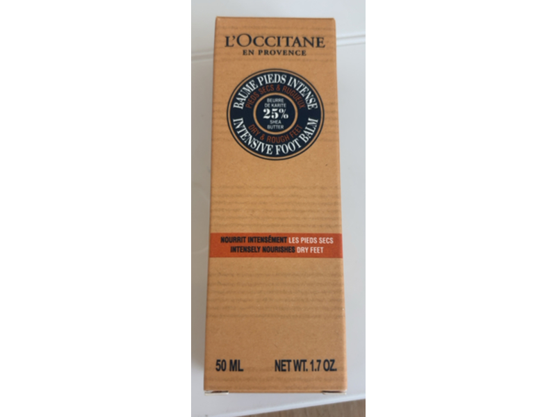 L'Occitane En Provence Intensive Foot Balm, Shea Butter, 1.7 oz/50 mL