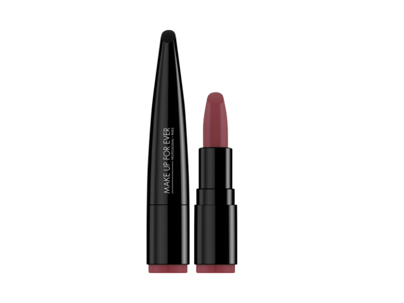 Make Up Forever Rouge Intense Color Lipstick, 114 Lovely Leather, 3.2 g