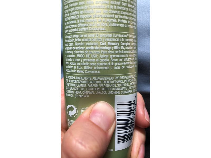 Redken Curvaceous CCC Curl Spray Gel, 5 fl oz/150 mL