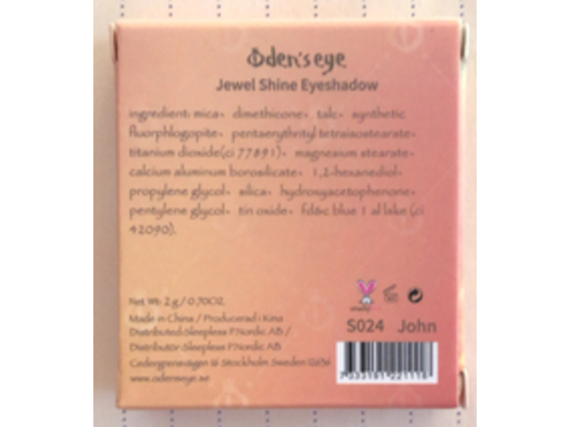 Oden's Eye Jewel Shine Eyeshadow, S024, 0.70 oz/2 g