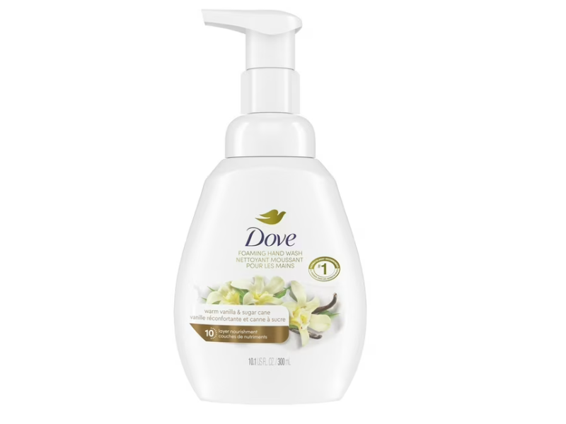 Dove Nourishing Foaming Hand Wash, Warm Vanilla & Sugar Cane, 10.1 fl oz/300 mL