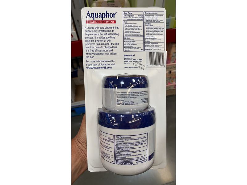 Aquaphor Advanced Therapy Healing Ointment, Pack Of 2