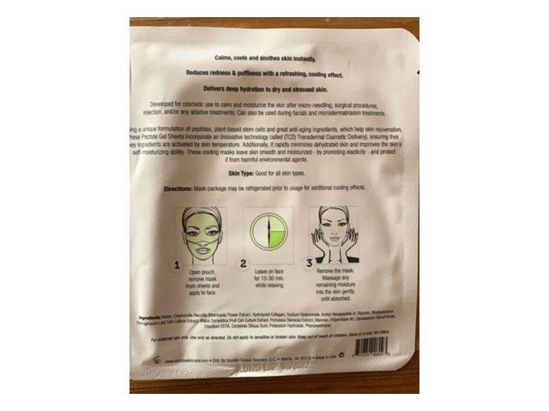 Societe Rejuvenating Peptide Gel Mask, 25 g, 1 Ct