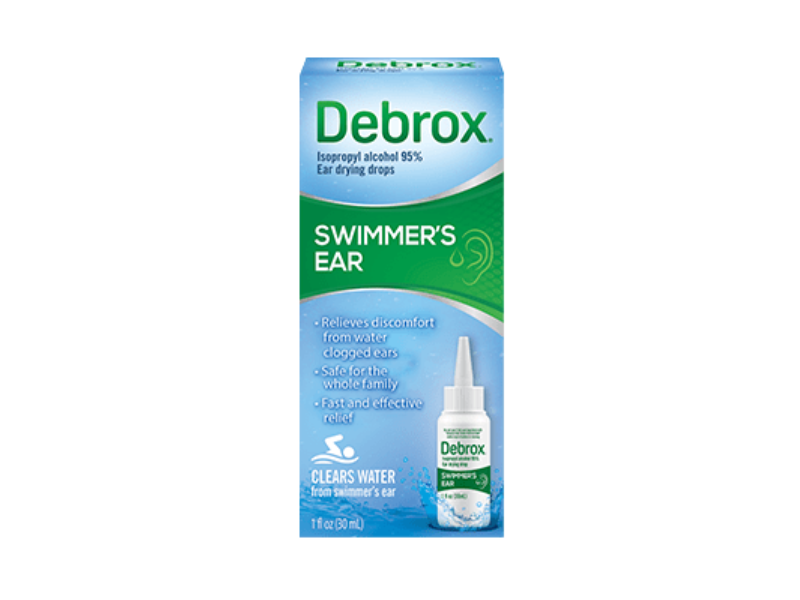Debrox Swimmer's Ear Drops, 95% Isopropyl Alcohol, 1 fl oz/30 mL