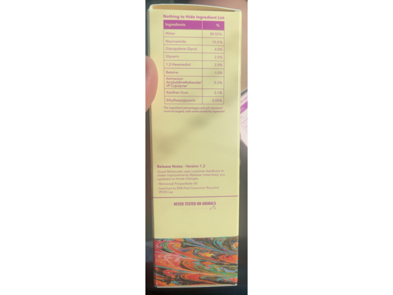 Good Molecules Niacinamide Serum, 2.5 oz/75 mL