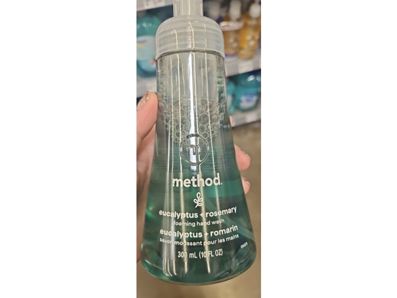 Method Foaming Hand Wash, Eucalyptus + Rosemary, 10 fl oz/300 mL, 3 Count