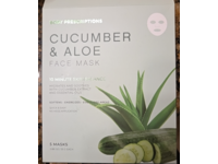 Body Prescription Face Mask, Cucumber & Aloe, 0.08 oz/25 g, 5 Masks - thumbnail 1
