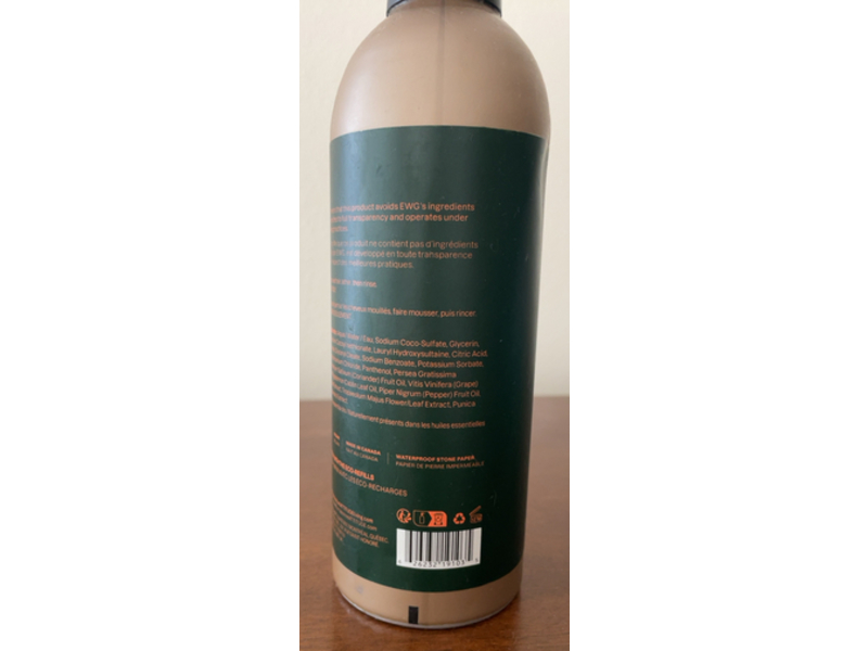 Attitude Super Leaves Colorlast Shampoo, Patchouli & Black Pepper, 16 fl oz/473 mL