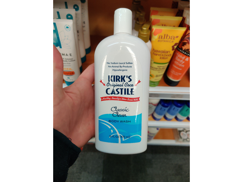 Kirk's Original Coco Castile Classic Clean Body Wash, 16 fl oz (473 mL)
