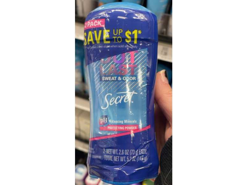 Secret Outlast Clear Gel Antiperspirant Deodorant Set, Protecting Powder,