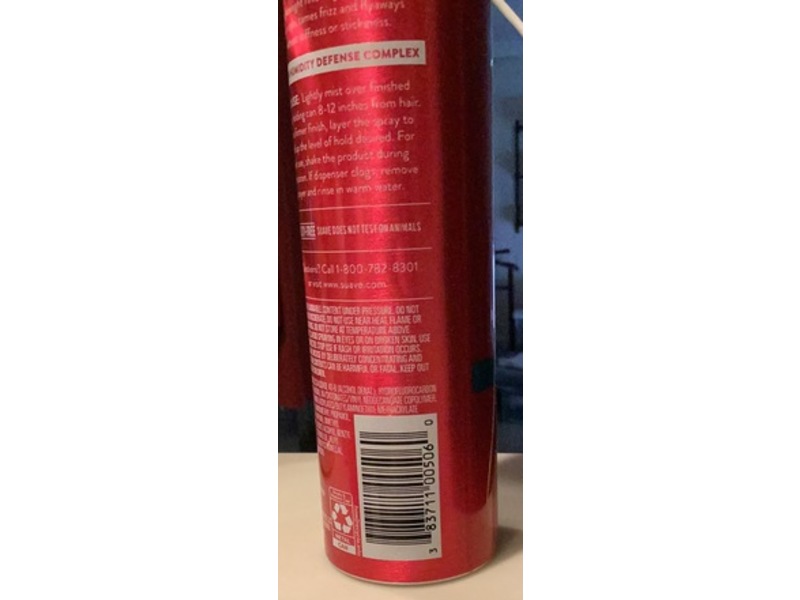 Suave Flexible Hairspray, Anti Frizz, Hold 6, 9.4 oz/266 g