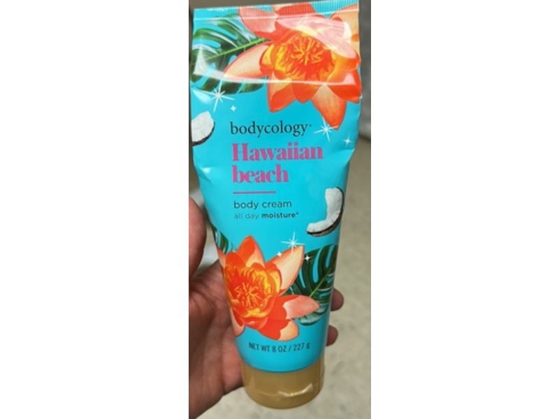 Bodycology Body Cream, Hawaiian Beach, 8 oz/227 g