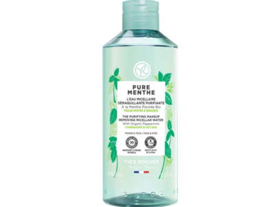 Yves Rocher Pure Menthe Purifying Makeup Removing Micellar Water, 13.5 fl oz