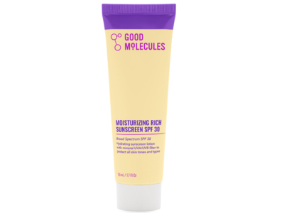 Good Molecules Moisturizing Rich Sunscreen, SPF 30, 1.7 fl oz/50 mL