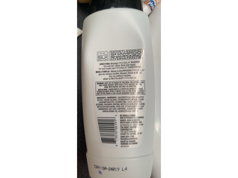 Pro Silk Salon Moisturizing Shampoo, Moroccan Argan & Coconut Oil, 16 fl oz/473 mL