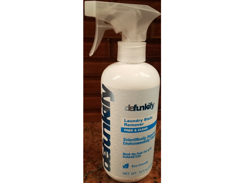 Defunkify Laundry Stain Remover, Free & Clear, 16 fl oz/473 mL