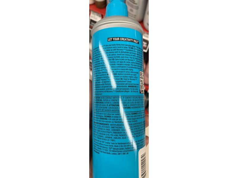 Bed Head TIGI Recovery Moisture Rust Shampoo, 13.53 fl oz/400 mL