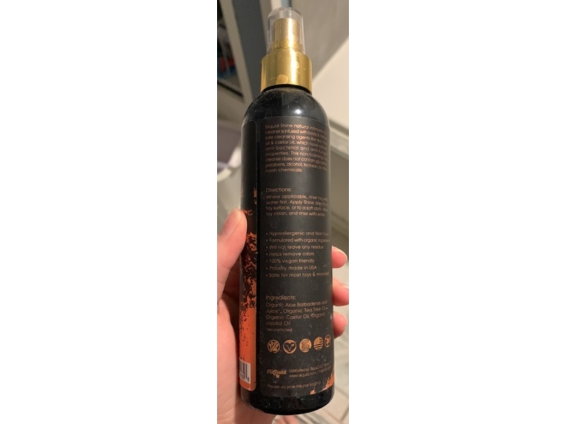 Sliquid Shine Intimate Toy Cleaner, Unscented, 8.5 oz/255 mL