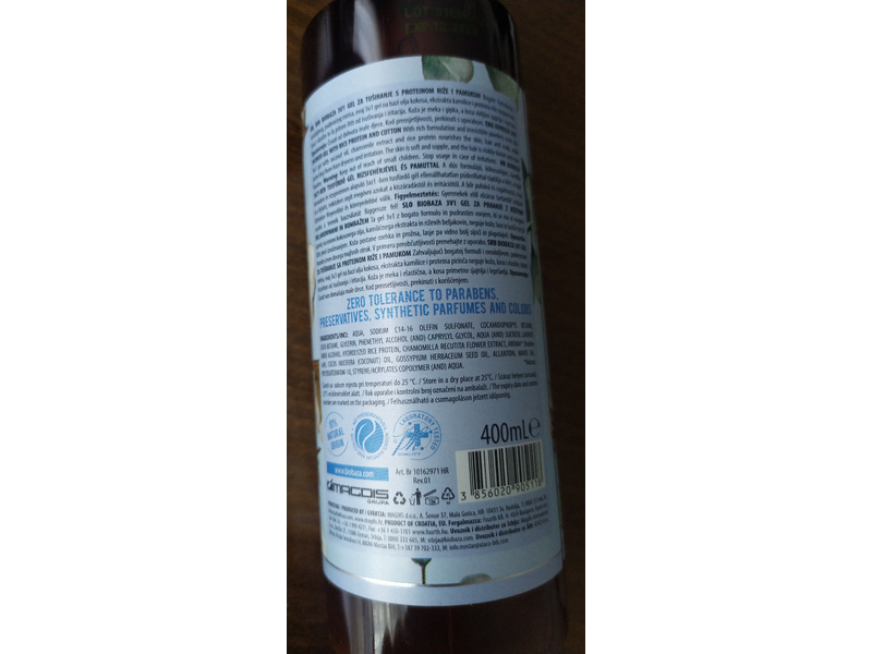 Biobaza 3 In 1 Body & Hair Gel, Feather Soft, 400 mL