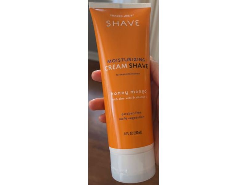 Trader Joe's Moisturizing Shave Cream, Honey Mango, 8 fl oz/237 mL