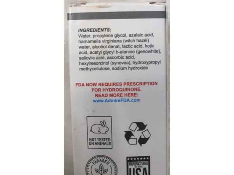 Admire My Skin Ultra Potent Brightening Serum, Vitamin C, 1 fl oz/30 mL