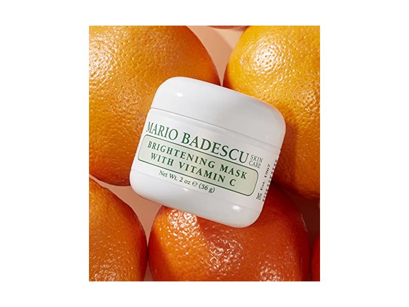 Mario Badescu Brightening Mask With Vitamin C, White, 2 Oz