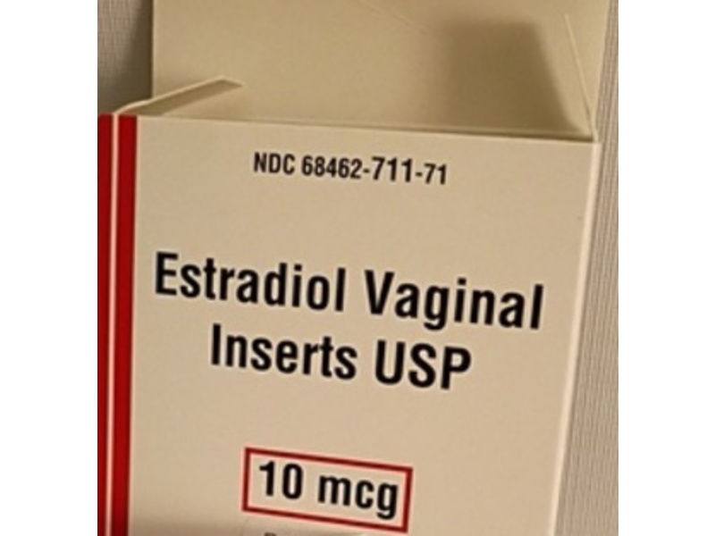 Estradiol Vaginal Inserts 10 mcg, 8 Count, Glenmark (Rx)