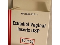 Estradiol Vaginal Inserts 10 mcg, 8 Count, Glenmark (Rx) - Image 3