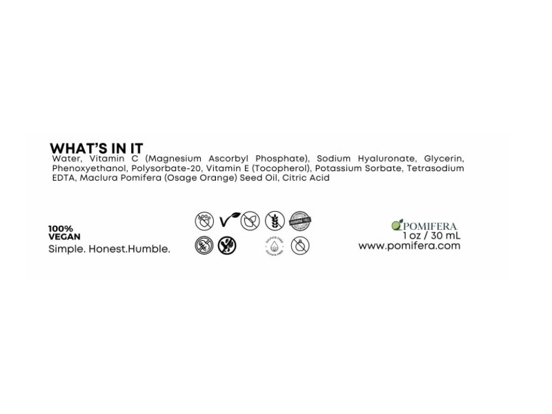 Pomifera Brighten Vitamin C Serum, 1 oz/30 mL