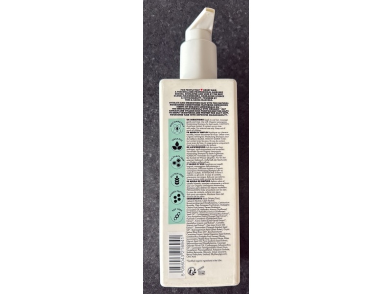 Label.M Organic Moisturizing Conditioner, Lemongrass, 10.1 fl oz/300 mL