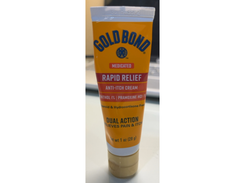 Gold Bond Rapid Relief Ani-Itch Cream, 1 oz/28 g