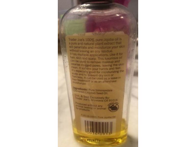 Trader Joe's Spa 100% Pure Jojoba Oil, 4 fl oz (118 mL)