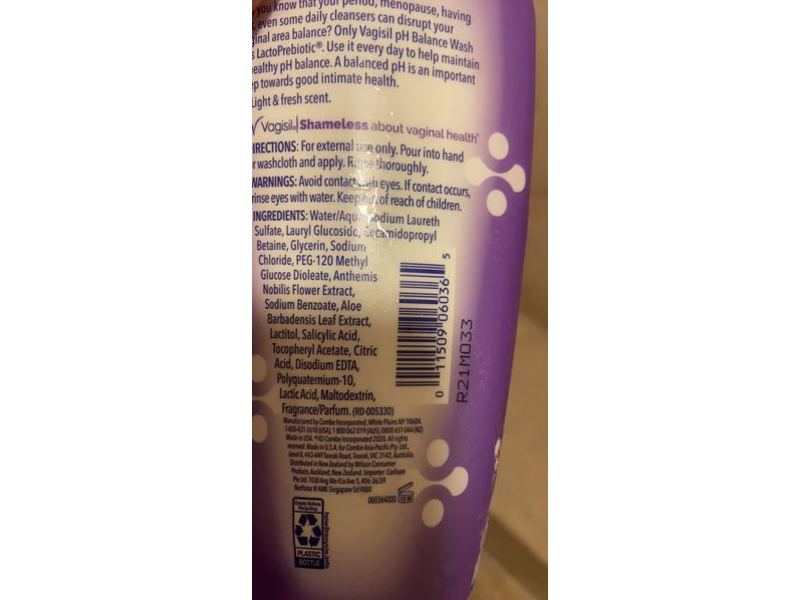Vagisil pH Balanced Daily Intimate Feminine Wash, 12 fl oz/354 mL