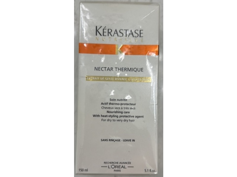 Kerastase Nutritive Nectar Thermique Leave In Heat Protecting Cream, 5.1 fl oz/150 mL
