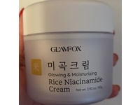 GlamFox Glowing & Moisturizing Cream, Rice Niacinamide, 2.82 fl oz/80 g - thumbnail 2