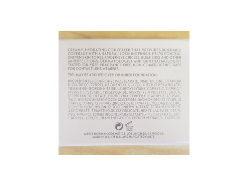 Merle Norman Creamy Concealer, 0.12 oz/3 g