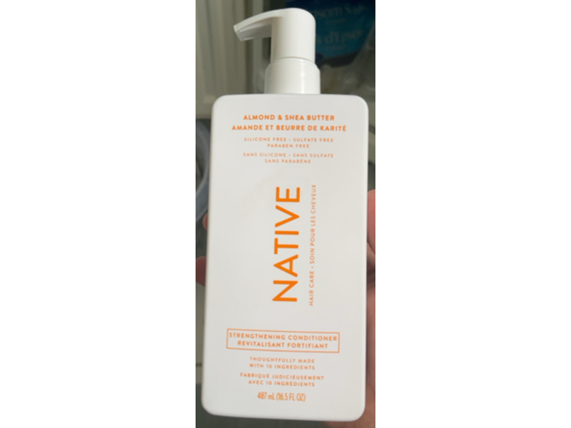 Native Strengthening Conditioner, Almond & Shea Butter, 16.5 fl oz/487 mL