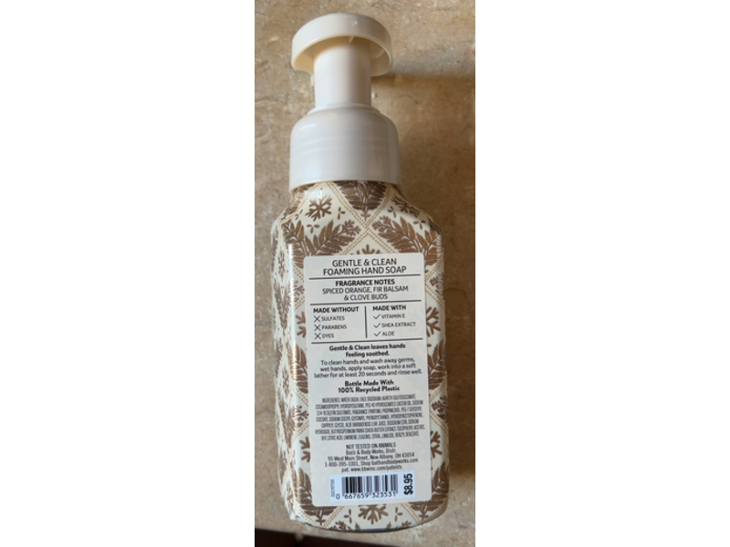 Bath & Body Works Winter Gentle & Clean Foaming Hand Soap, 8.75 fl oz/259 mL