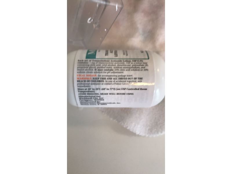 Triamcinolone Acetonide Lotion USP 0.1%, 60 mL Morton Grove Pharmaceuticals (RX)